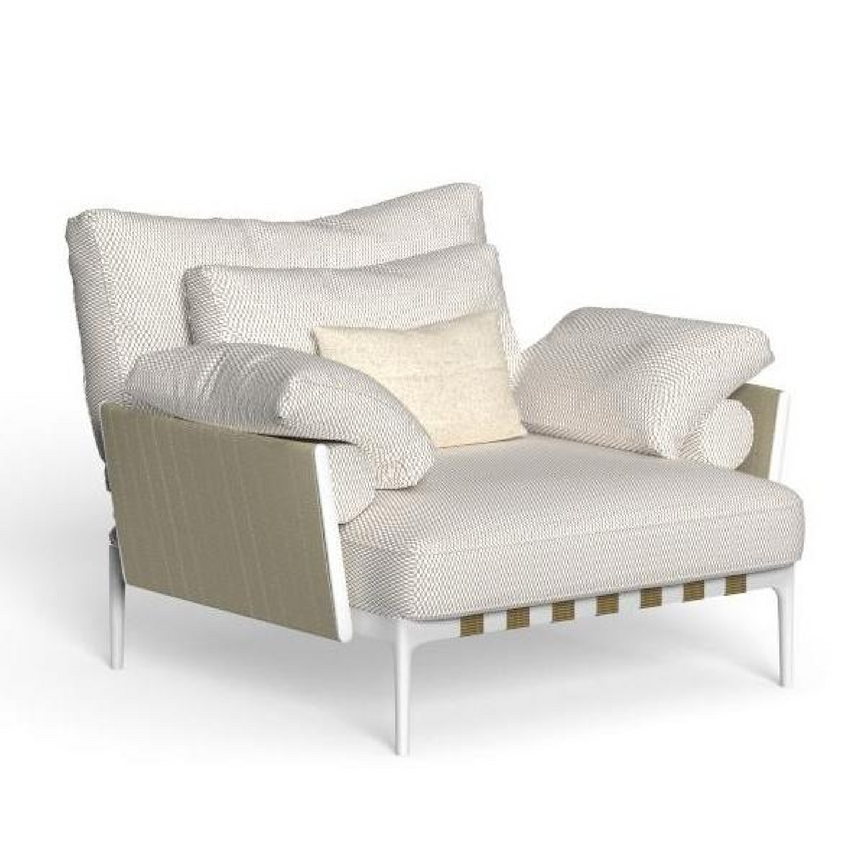 Strapped Outdoor Living Armchair | Talenti Salinas | Italianfurniture.com