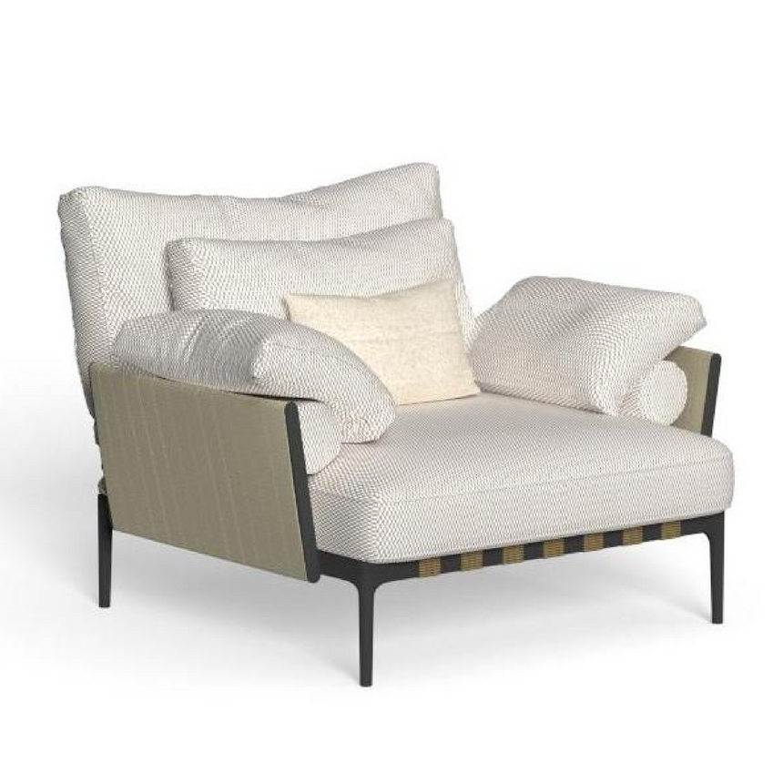 Strapped Outdoor Living Armchair | Talenti Salinas | Italianfurniture.com