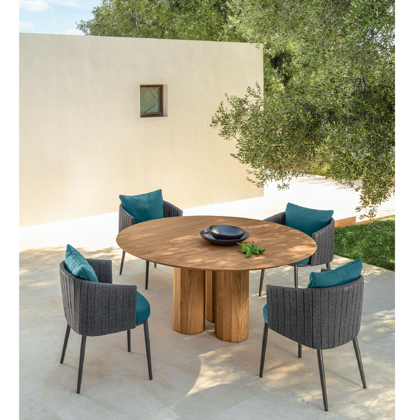Strapped Outdoor Dining Chair | Talenti Salinas | Italianfurniture.com