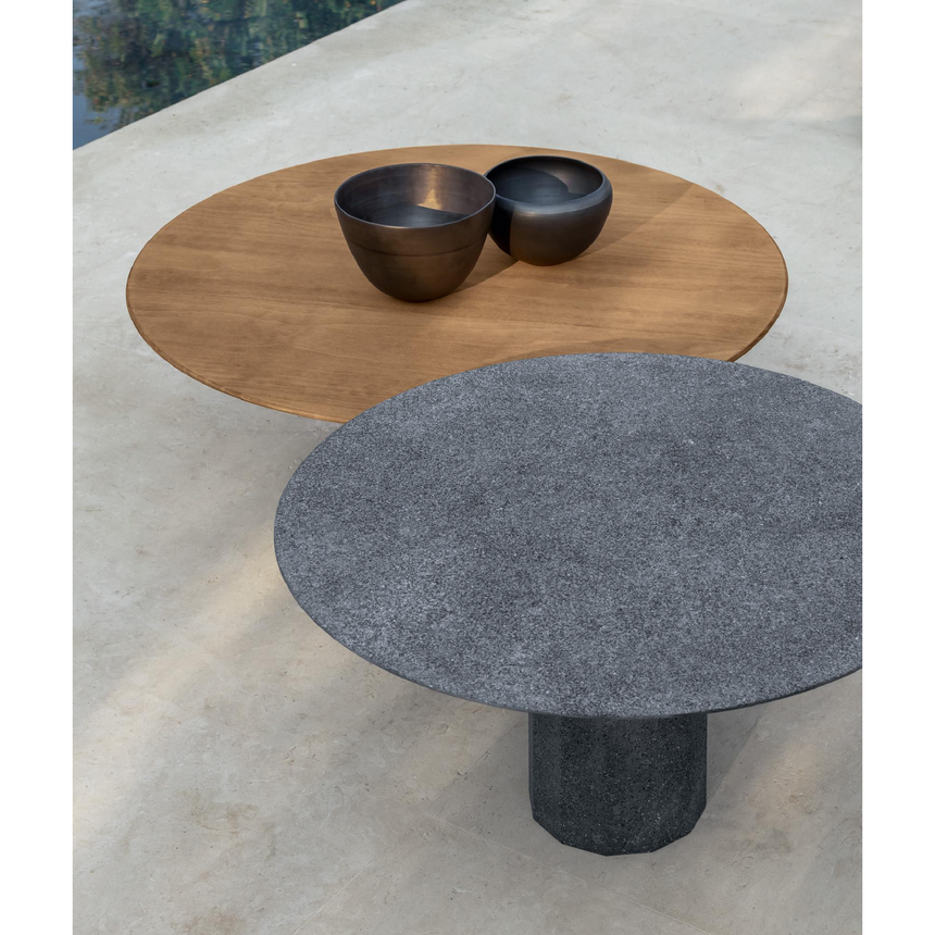 Round Concrete Outdoor Coffee Table | Talenti Salinas | Italianfurniture.com