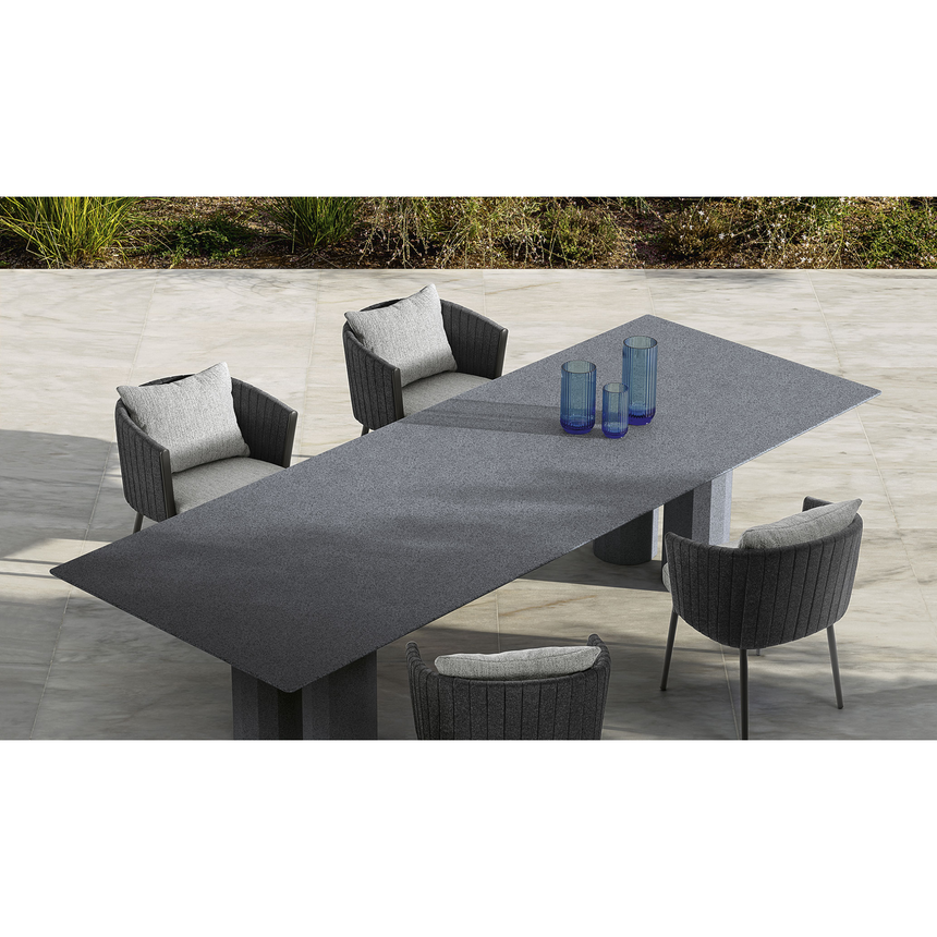 Concrete Outdoor Dining Table | Talenti Salinas | Italianfurniture.com