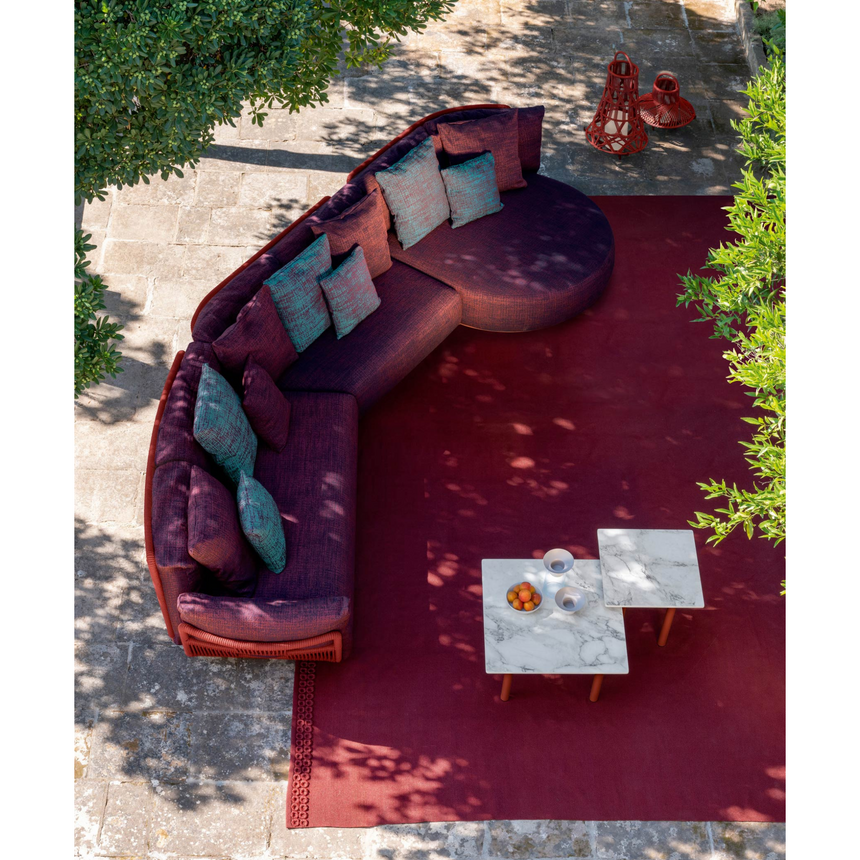 Rope Checkered Outdoor Modular Sofa | Talenti Scacco | Italianfurniture.com