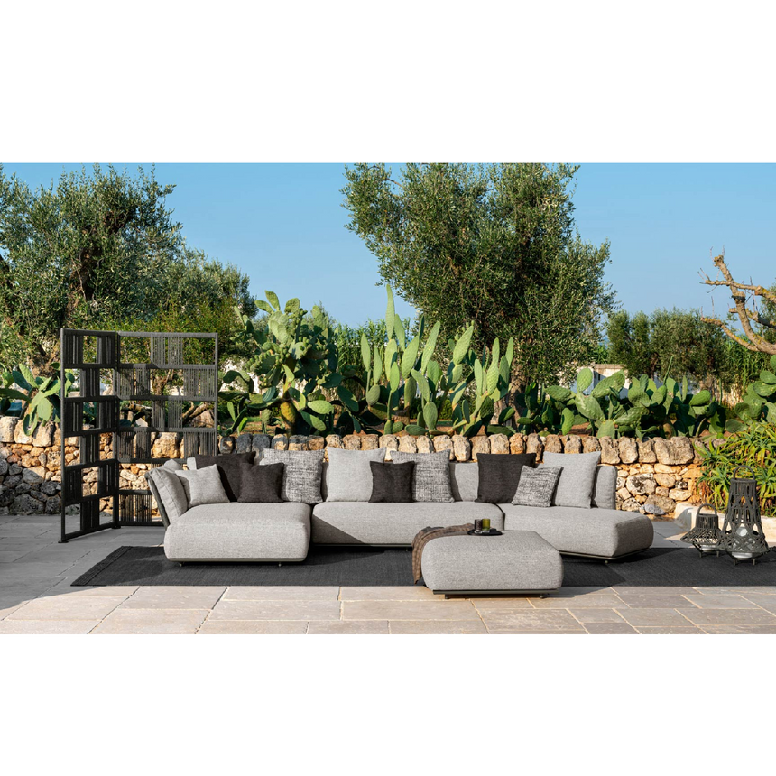 Padded Outdoor Ottoman | Talenti Scacco | Italianfurniture.com