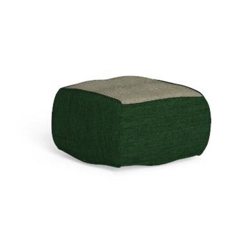 Piped Outdoor Square Pouf | Talenti Sacco | Italianfurniture.com