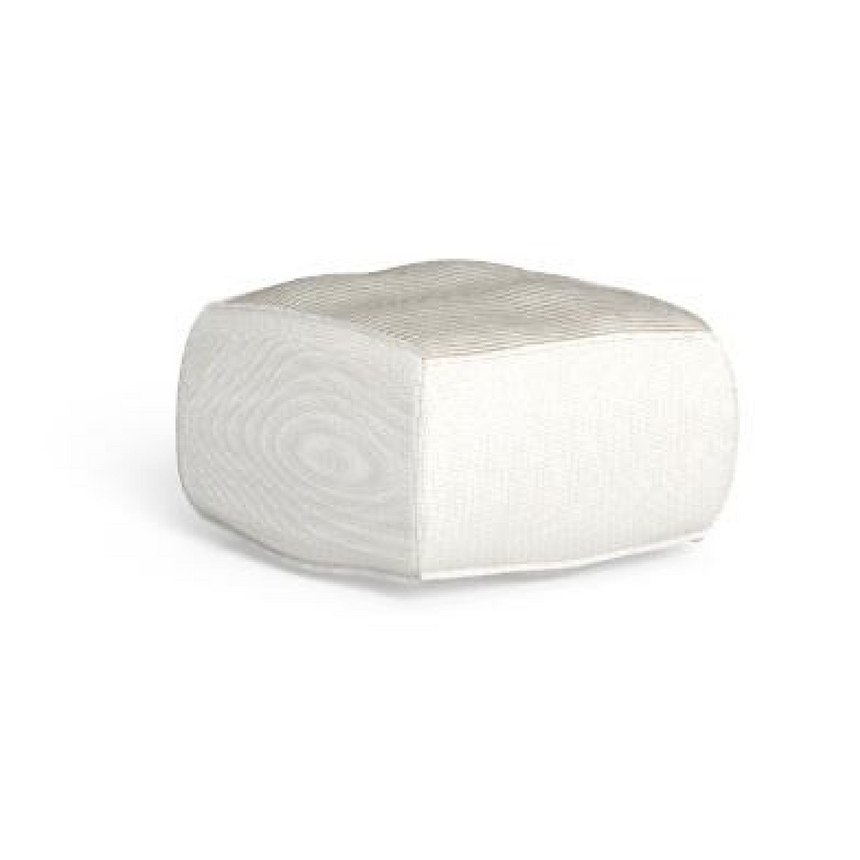 Piped Outdoor Square Pouf | Talenti Sacco | Italianfurniture.com