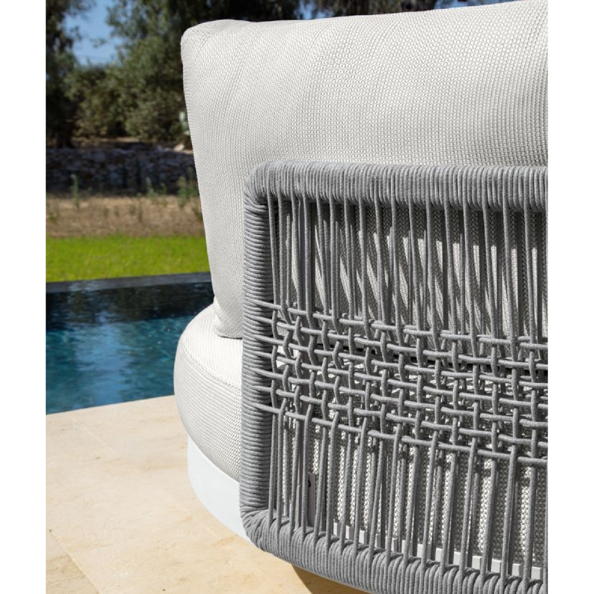 Silver Padded Outdoor Modular Sofa | Talenti Slam | Italianfurniture.com