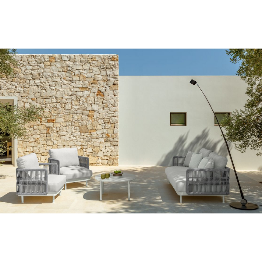 Woven Rope Cushioned Outdoor Sofa | Talenti Slam | Italianfurniture.com
