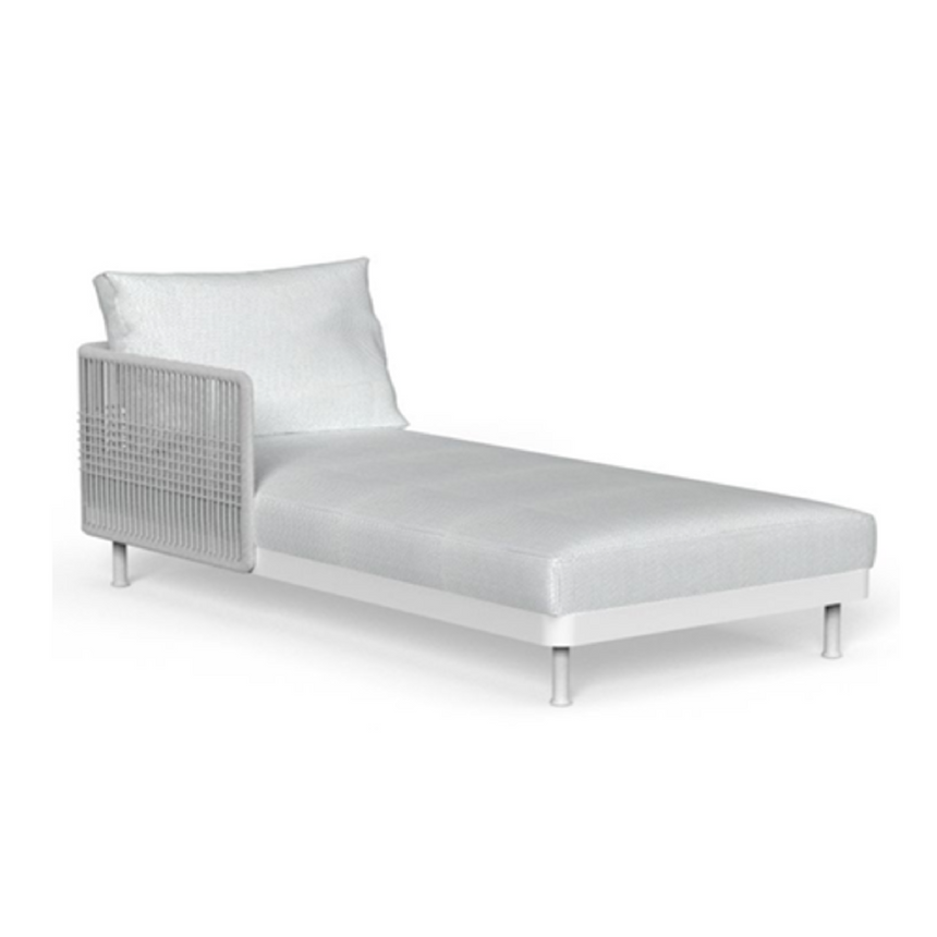 Silver Padded Outdoor Modular Sofa | Talenti Slam