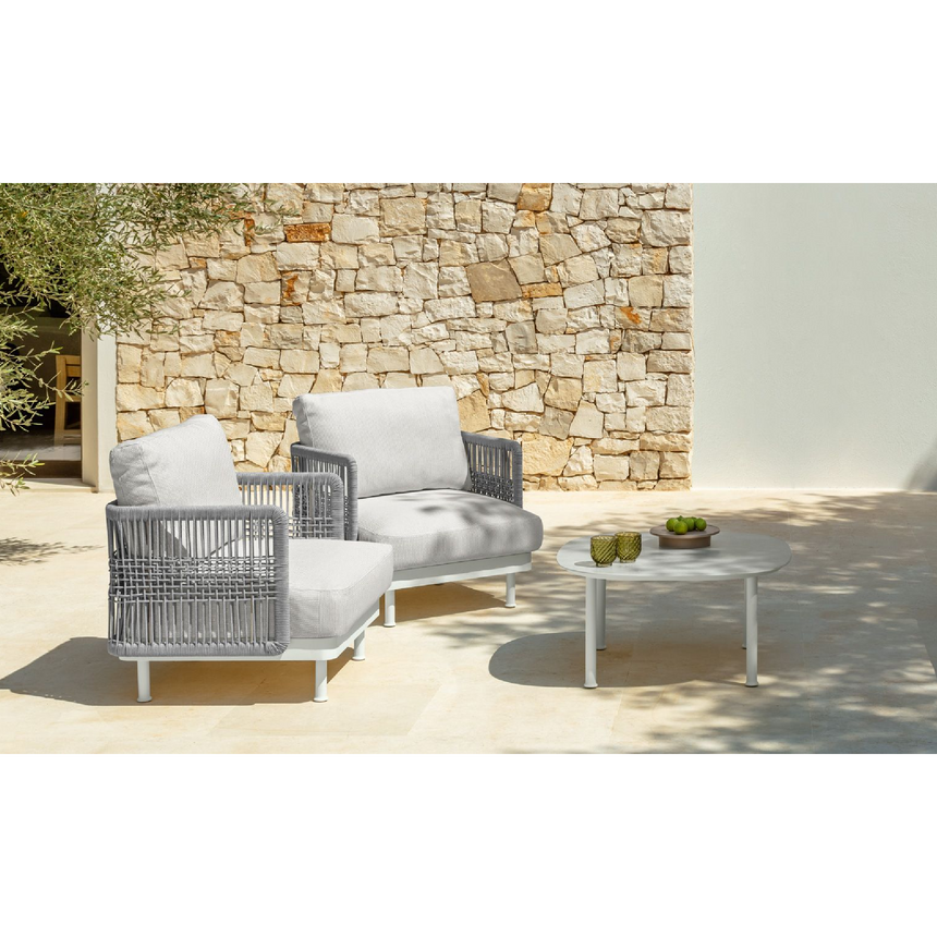 Rope Cushioned Outdoor Armchair | Talenti Slam | Italianfurniture.com