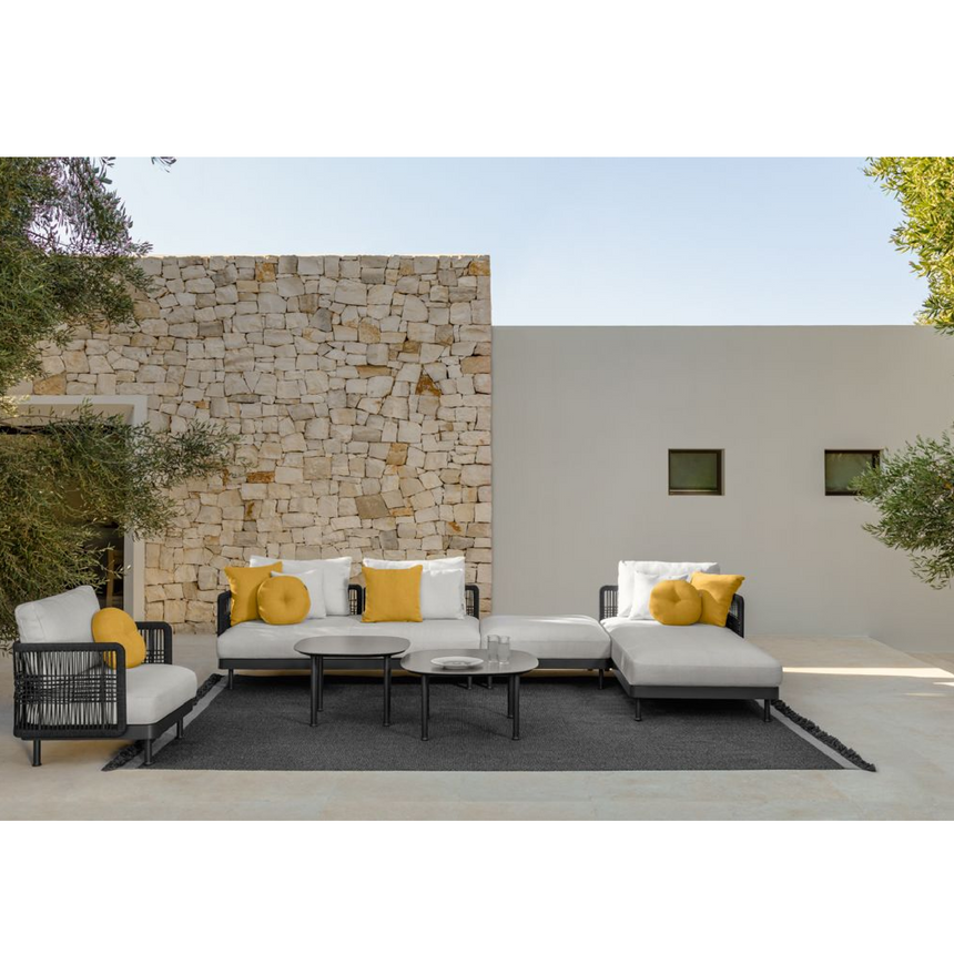 Rope Cushioned Outdoor Armchair | Talenti Slam | Italianfurniture.com