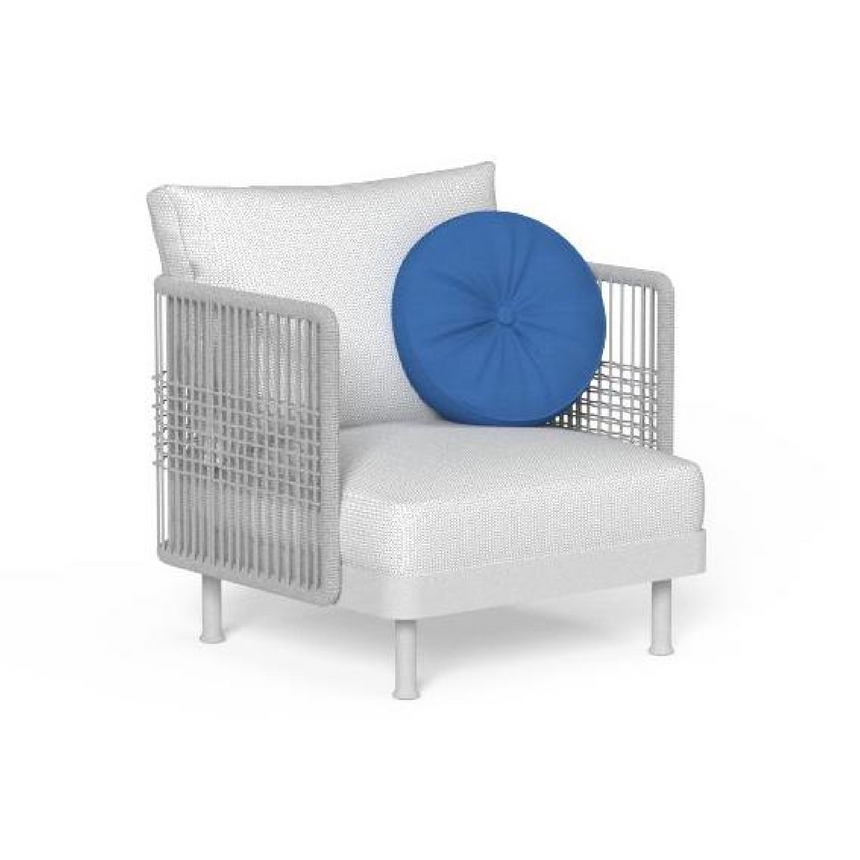 Rope Cushioned Outdoor Armchair | Talenti Slam | Italianfurniture.com