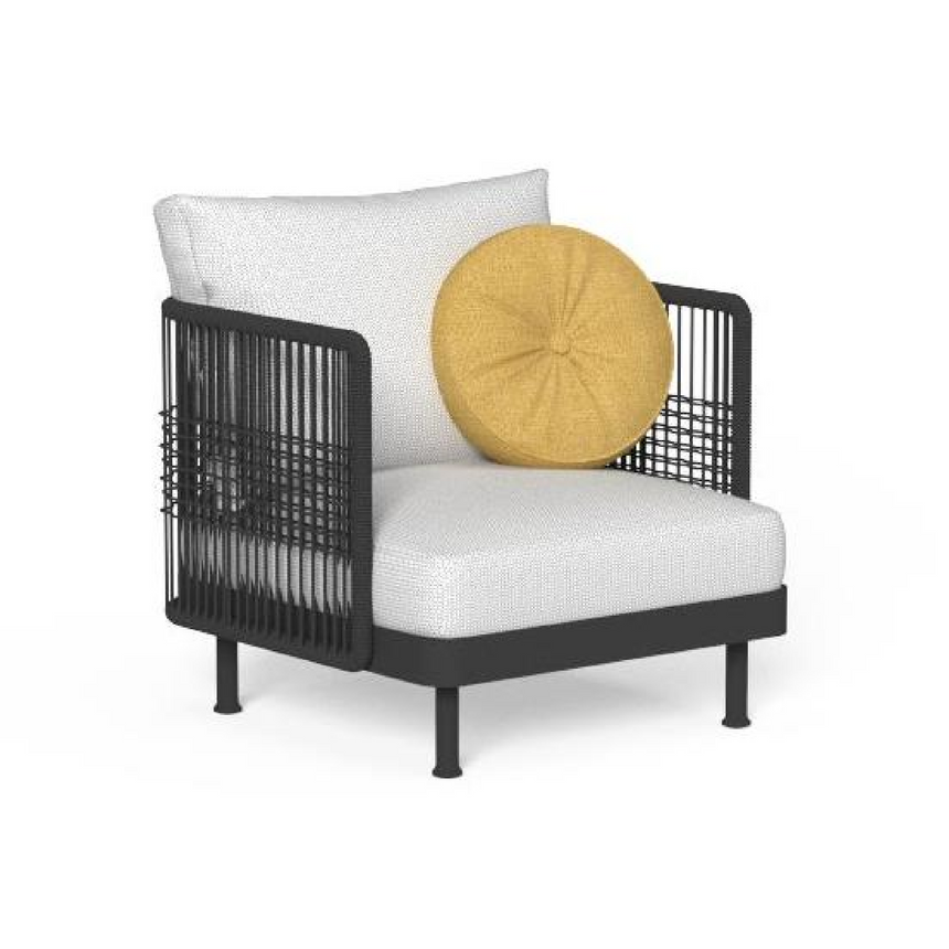 Rope Cushioned Outdoor Armchair | Talenti Slam | Italianfurniture.com