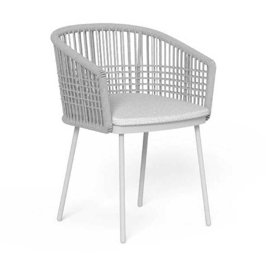 Rope Cushioned Outdoor Dining Chair | Talenti Slam | Italianfurniture.com