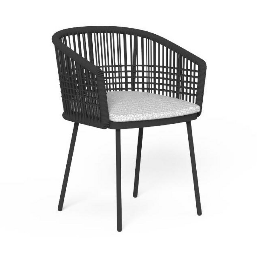 Rope Cushioned Outdoor Dining Chair | Talenti Slam | Italianfurniture.com