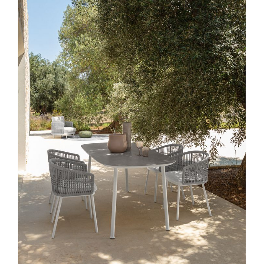 Rope Cushioned Outdoor Dining Chair | Talenti Slam | Italianfurniture.com