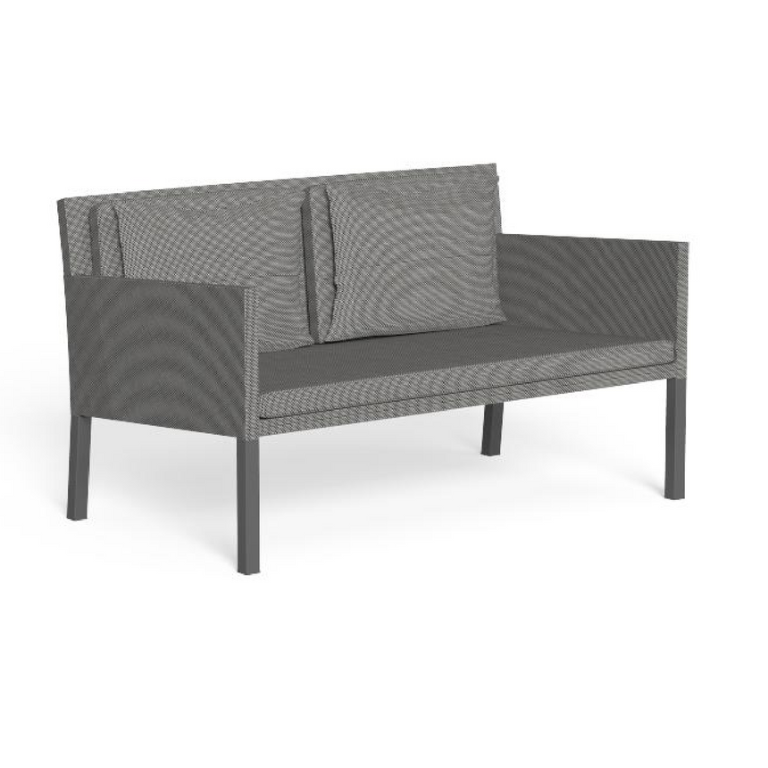 2-Seater Textilene Covered Outdoor Sofa | Talenti Step | Italianfurniture.com