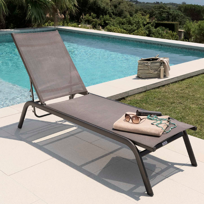 Textilene Sun Lounger | Talenti Step | Italianfurniture.com