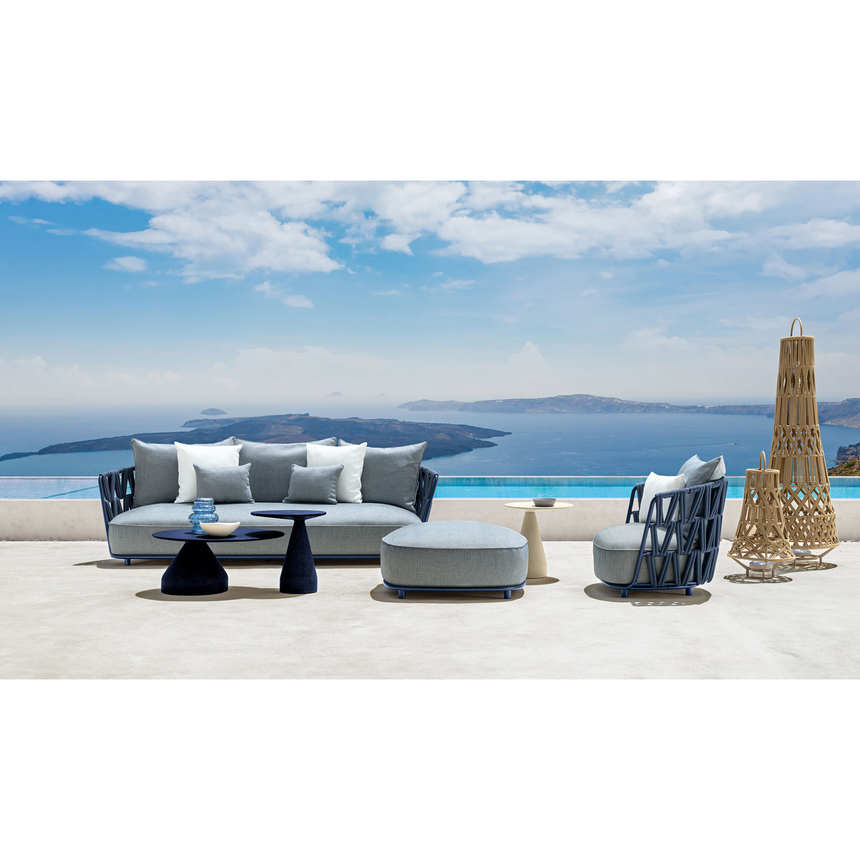 Padded Rope 2-Seater Outdoor Sofa | Talenti Swipe | Italianfurniture.com