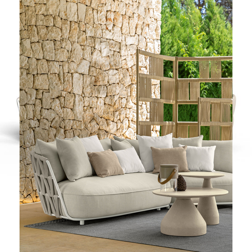Padded Rope Outdoor Modular Sofa | Talenti Swipe | Italianfurniture.com
