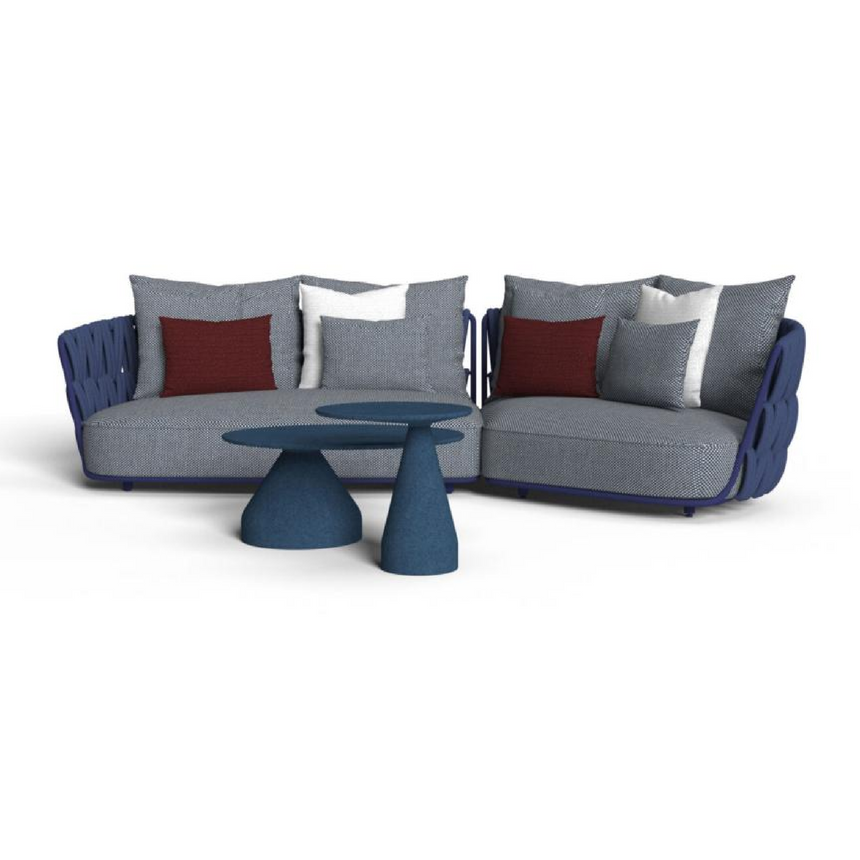 Padded Rope Outdoor Modular Sofa | Talenti Swipe | Italianfurniture.com