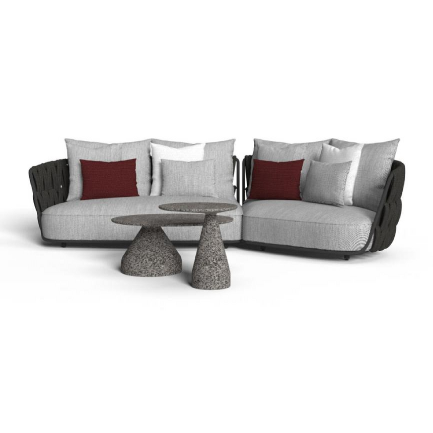 Padded Rope Outdoor Modular Sofa | Talenti Swipe | Italianfurniture.com