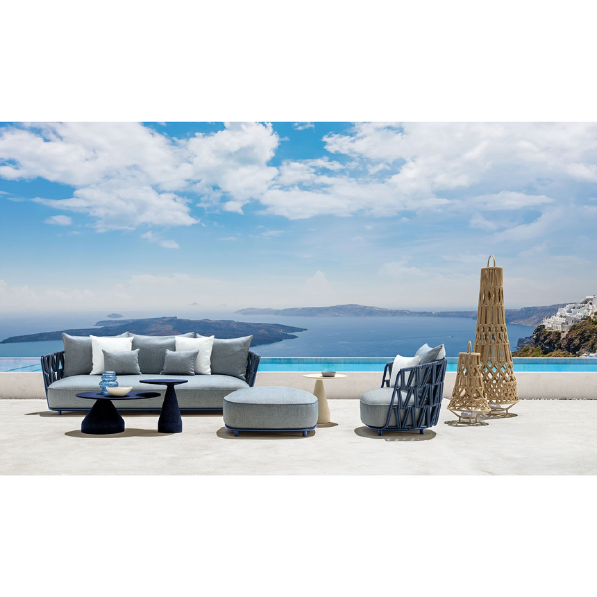 Padded Rope Outdoor Armchair | Talenti Swipe | Italianfurniture.com