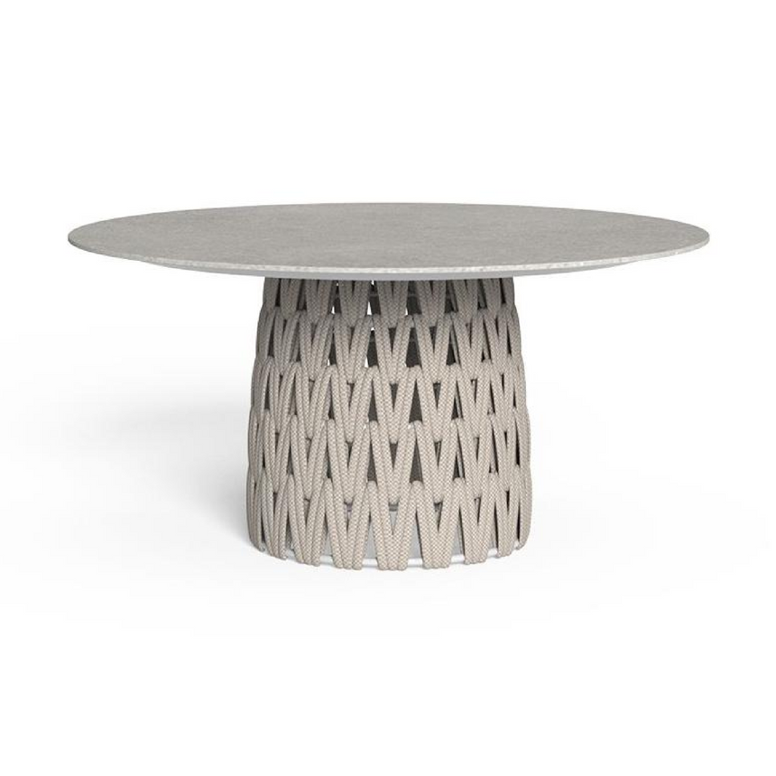 Rope Round Outdoor Dining Table | Talenti Swipe | Italianfurniture.com