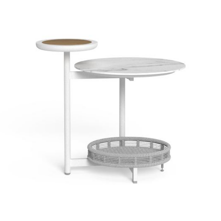 Double Top Outdoor Coffee Table | Talenti Sylvie | Italianfurniture.com