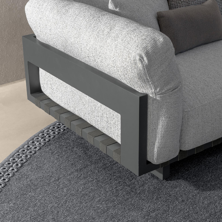 Round Fabric Outdoor Carpet | Talenti Square | Italianfurniture.com