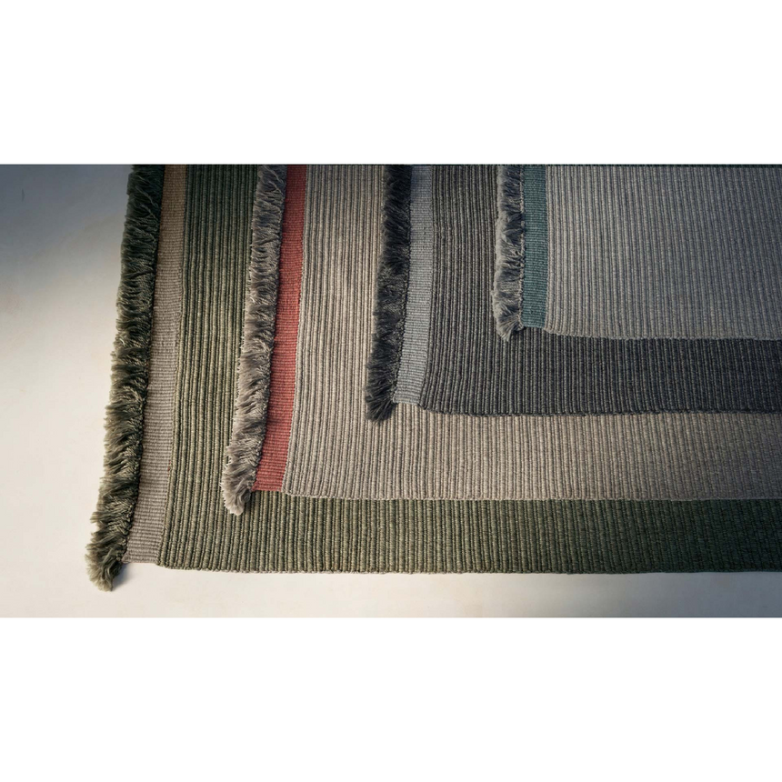 Fringed Fabric Outdoor Carpet | Talenti Ribs | Italianfurniture.com