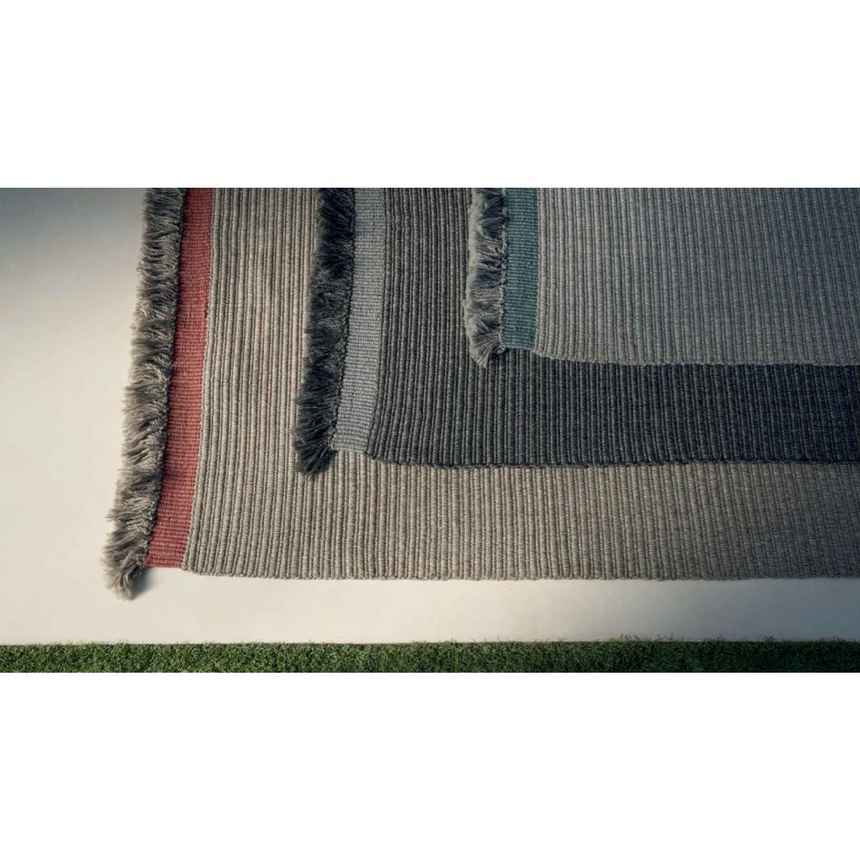 Fringed Fabric Outdoor Carpet | Talenti Ribs | Italianfurniture.com