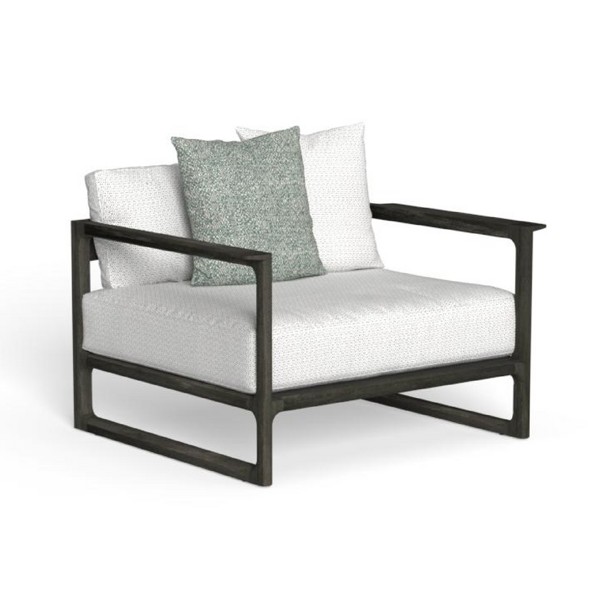 Upholstered White Outdoor Living Armchair | Talenti Thea | Italianfurniture.com