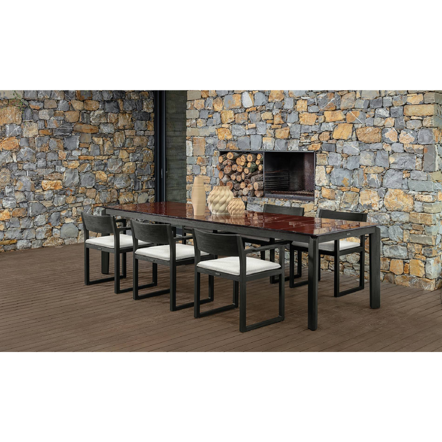 Padded Seat Outdoor Dining Armchair | Talenti Thea | Italianfurniture.com