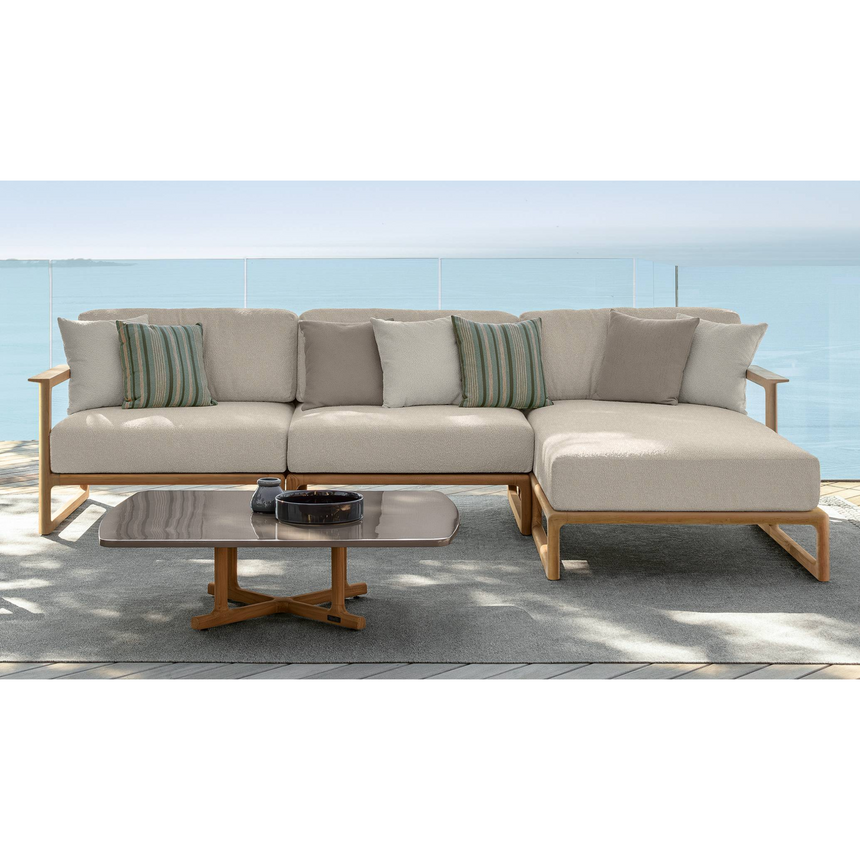 Glossy Top Outdoor Coffee Table | Talenti Thea | Italianfurniture.com