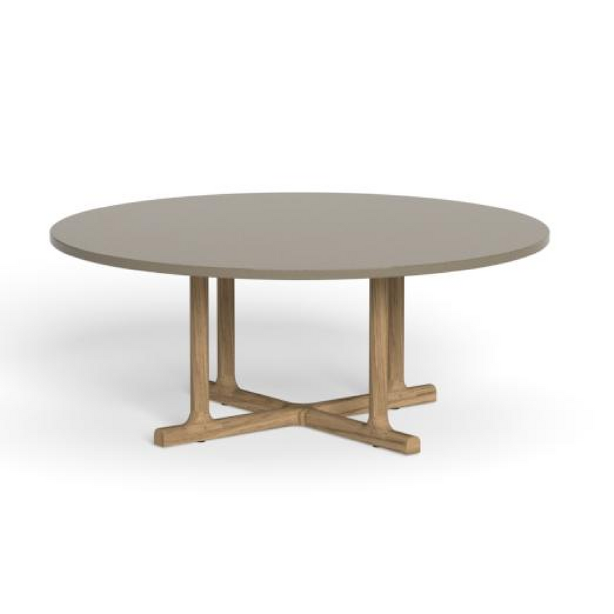 Glossy Round Outdoor Coffee Table | Talenti Thea | Italianfurniture.com