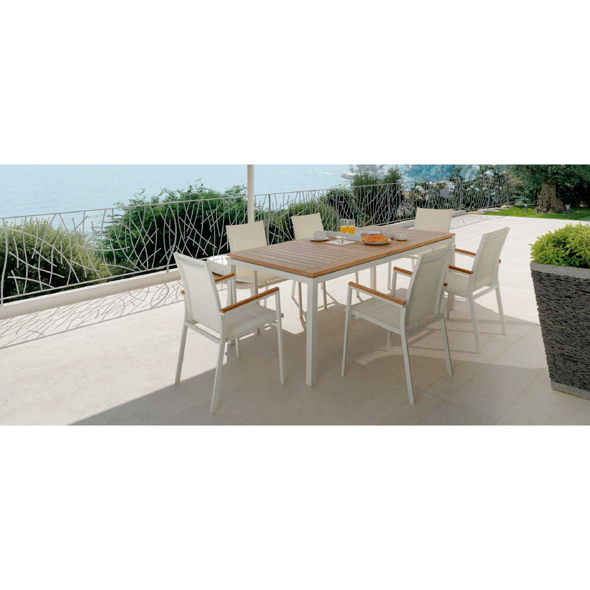 Teak Outdoor Extendible Dining Table | Talenti Timber | Italianfurniture.com