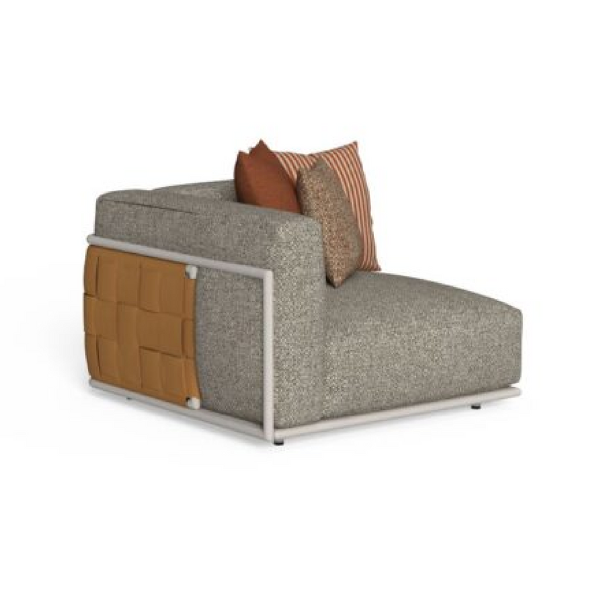 Leather Band Outdoor Modular Sofa | Talenti Tressé | Italianfurniture.com