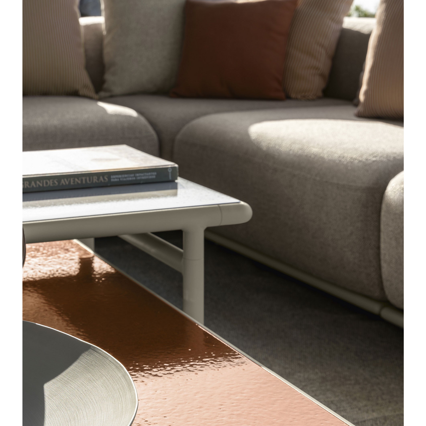 Woven Leather Outdoor 3-Seater Sofa | Talenti Tressé | ItalianFurniture.com