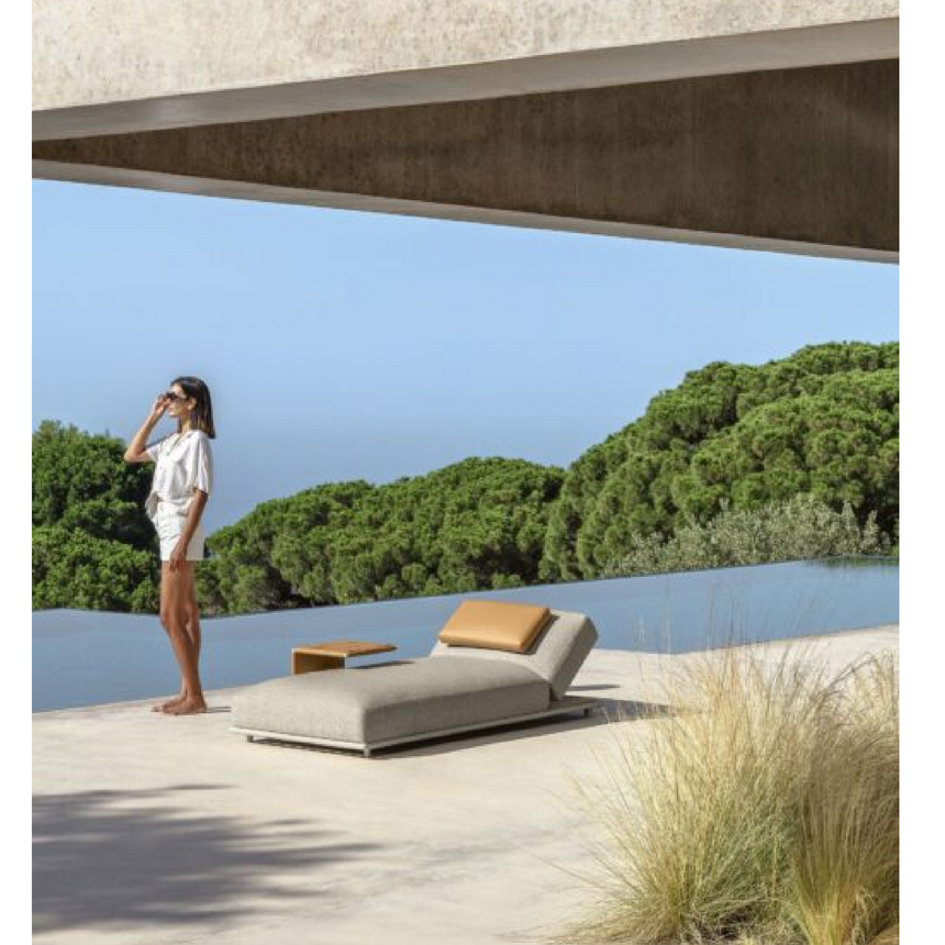 Padded Sun Lounger | Talenti Tressé | Italianfurniture.com