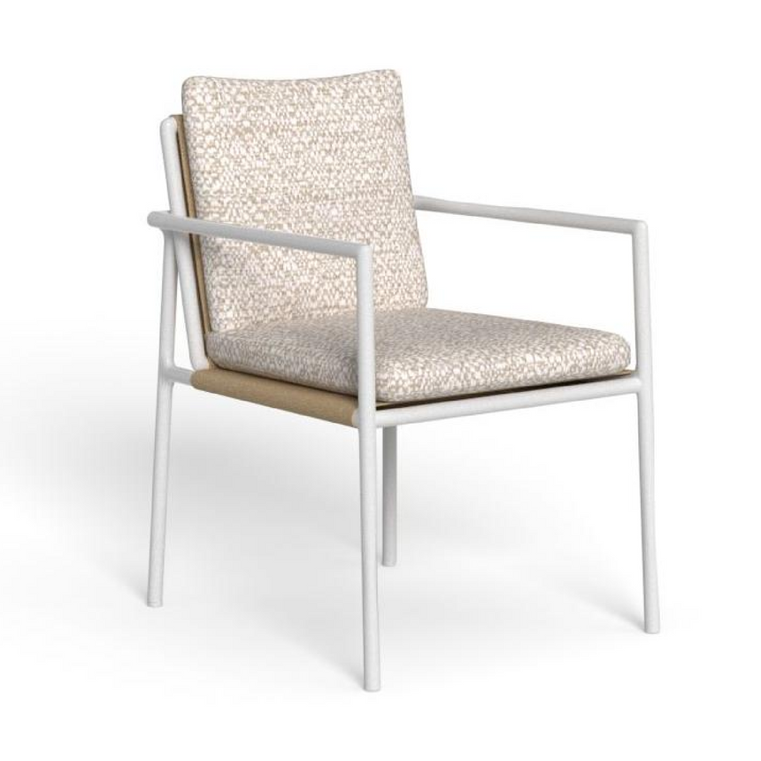 Padded Outdoor Dining Armchair | Talenti Tressé