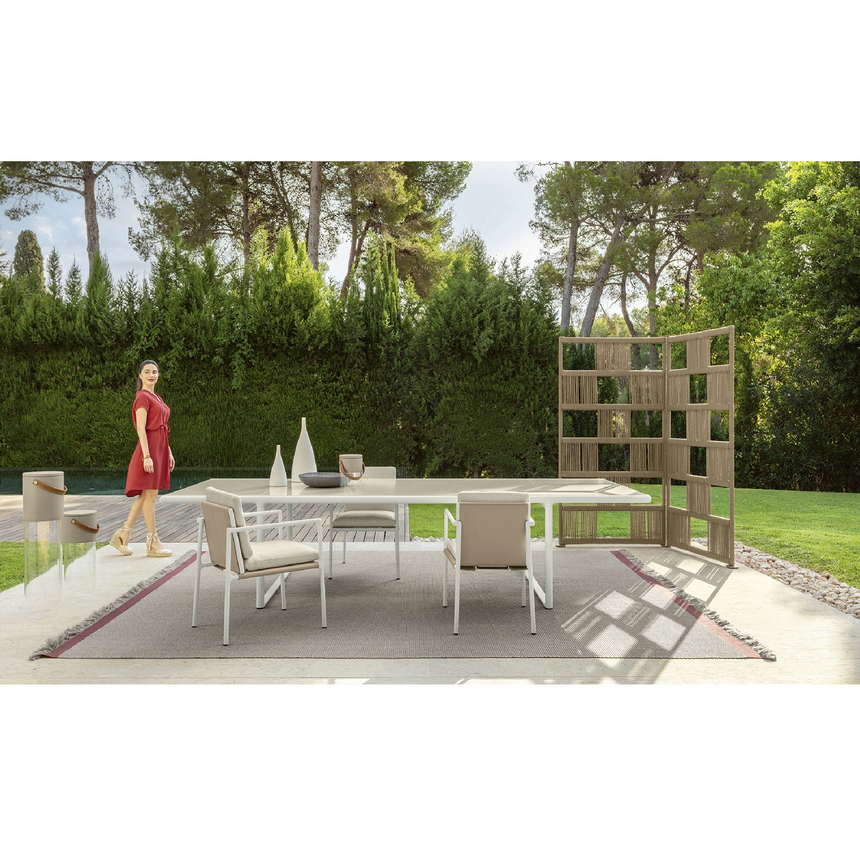 Padded Outdoor Dining Armchair | Talenti Tressé
