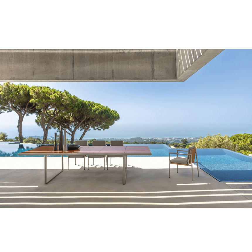 Padded Outdoor Dining Armchair | Talenti Tressé