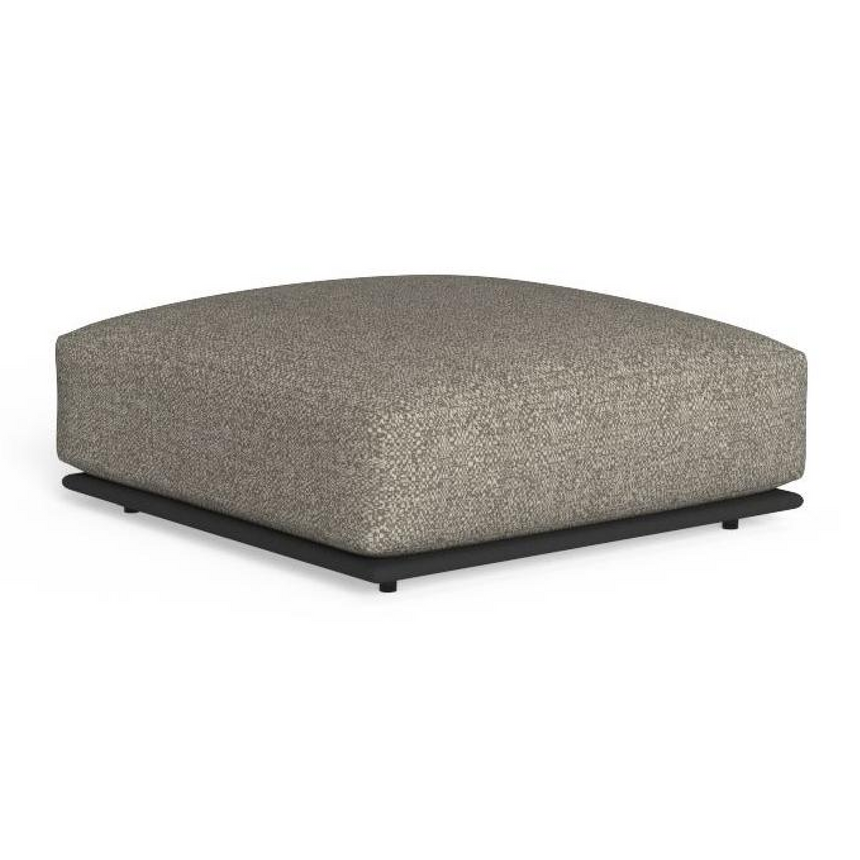 Square Padded Outdoor Ottoman | Talenti Tressé | Italianfurniture.com
