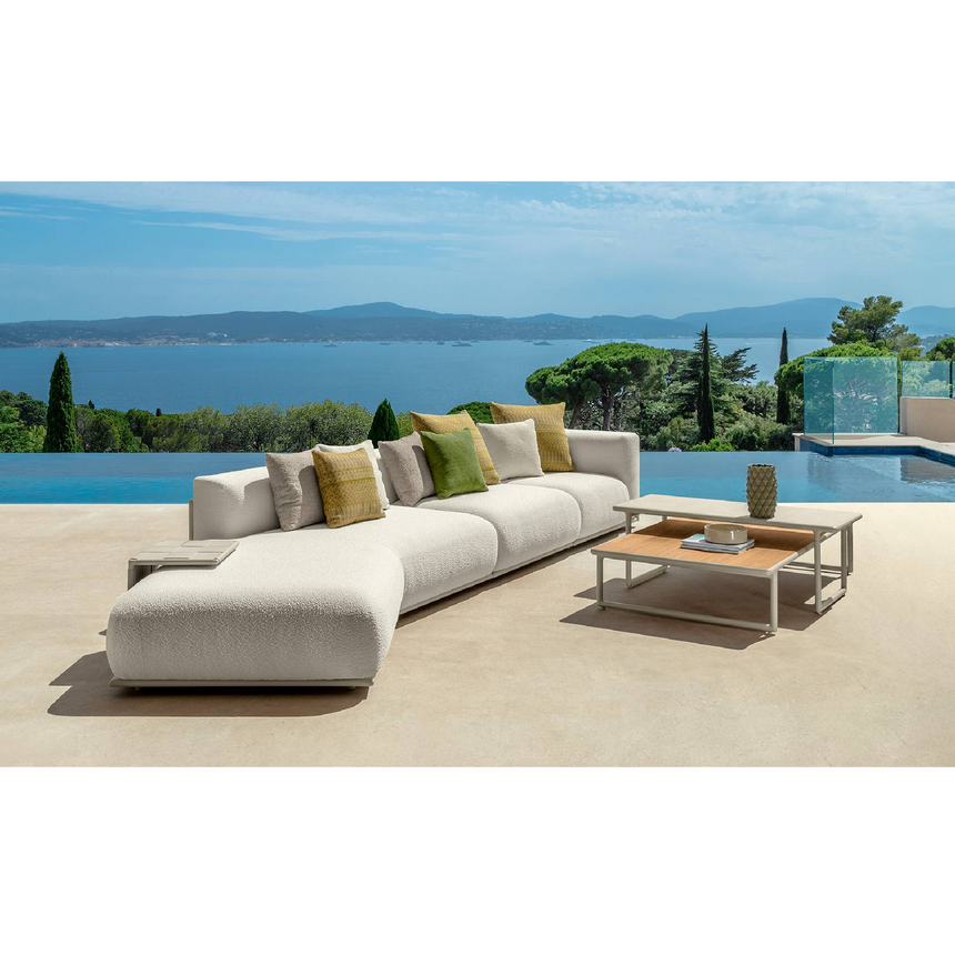 Aluminum Framed Outdoor Coffee Table | Talenti Tressé | Italianfurniture.com