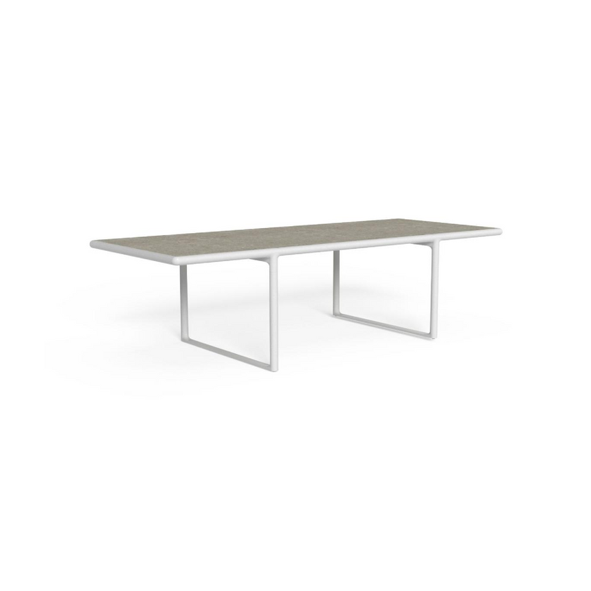 Aluminum Framed Outdoor Dining Table | Talenti Tressé | Italianfurniture.com