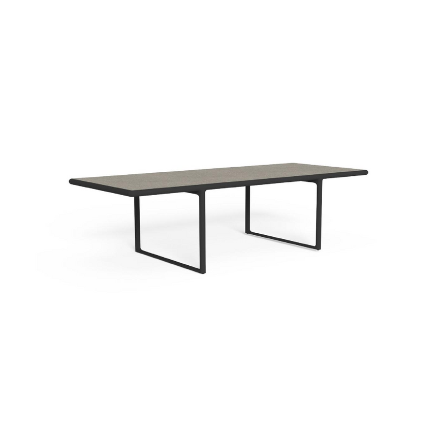 Aluminum Framed Outdoor Dining Table | Talenti Tressé | Italianfurniture.com