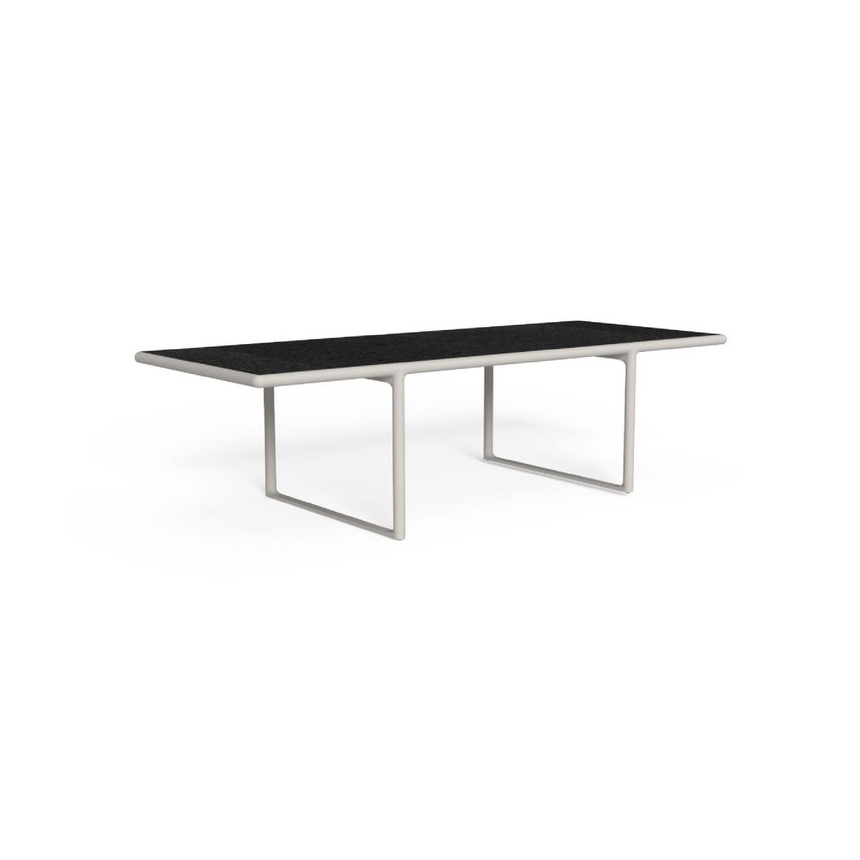 Aluminum Framed Outdoor Dining Table | Talenti Tressé | Italianfurniture.com
