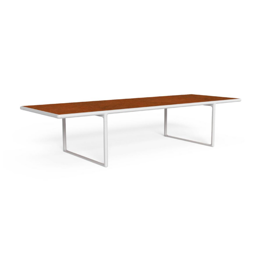 Aluminum Framed Outdoor Dining Table | Talenti Tressé | Italianfurniture.com