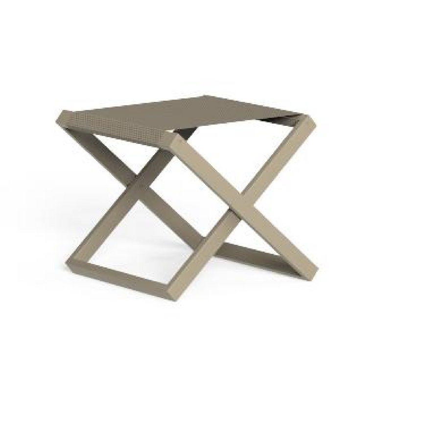 Textilene Outdoor Ottoman | Talenti Touch | Italianfurniture.com