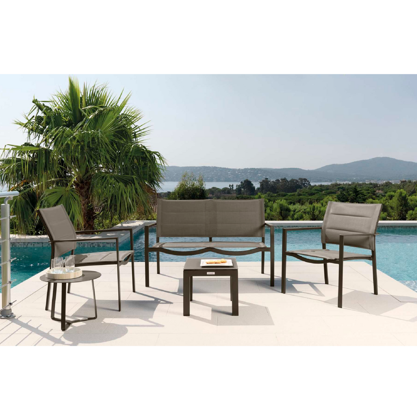 Aluminum Outdoor Round Coffee Table | Talenti Touch | Italianfurniture.com